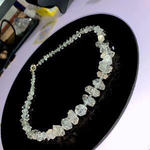 RAW Herkimer Diamond necklace